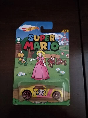 SUPER MARIO HOT WHEELS 5/8 - BULLY GOAT PRINCESS PEACH NINTENDO SUPER RARA - Immagine 1 di 2