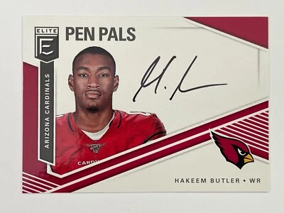 2019 Panini Donruss Elite Cardinals Hakeem Butler Pen Pals Rookie Auto #PP-HB - Image 1 of 2