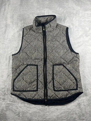 Chaqueta acolchada de plumas de aves acuáticas grande J Crew para mujer espiga Foto 1 de 4