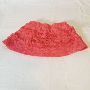 Nannette Mädchen Lachs Spitze und Rüschen Skorts Größe 4T - Bild 1 von 4