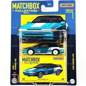 1995 SUBARU SVK #8 aqua - Matchbox Collectors 1:64 MBX Mattel RUBBER TIRES - Picture 1 of 2