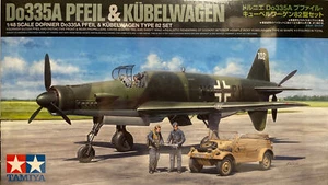 Tamiya 1/48 scale kit 25206, Dornier DO 335A “Pfeil” w/ type 92 Kubelwagen - Picture 1 of 5