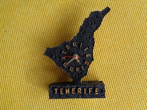 Tischuhr Tenerifa Souvenir Quarzuhr Top Zustand - Bild 1 von 3