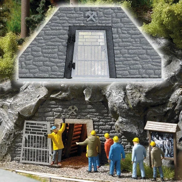 BUSCH 1471 HO Scale 1:87 Mine Entrance Kit - Image 1 of 4