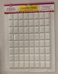 LorAnn Gourmet Stampo per Caramelle Temperato Alto Calore Duro Caramelle e Cioccolato Rettangolo - Foto 1 di 2