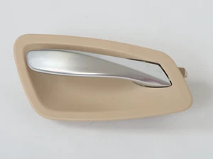 Genuine BMW E90 E91 Door handle, interior. With back hollow. Beige. Driver - Picture 1 of 6