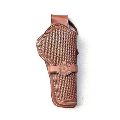 Leather Handgun Holster Revolver Belt Case Western Cowboy Style-Clearance Sales - Image 1 of 4