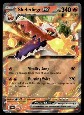 Skeledirge ex - Promo Holo SV: Scarlet & Violet Promo Cards 034 NM Pokémon TCG - Image 1 of 2
