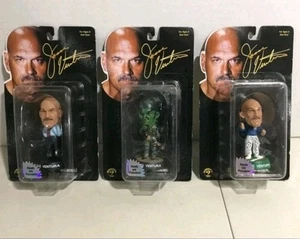 Lot Of 3 Jesse Ventura Mini Figures Approx. 3.5" Tall Sideshow Toys Gov. Coach, - Picture 1 of 1