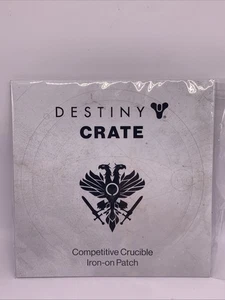 Sealed Exclusive Destiny 2 Loot Crate Competitive Crucible Iron-On Patch - New - Picture 1 of 3