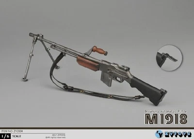 ZYTOYS 1/6 Scale WWII US Army M1918 BAR Light Machine Gun Model For 12"Figures - Image 1 of 4