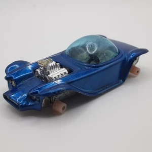 Hot Wheels Redline Beatnik Bandit 1968 Blue Gray Interior Made In Hong Kong - Picture 1 of 10
