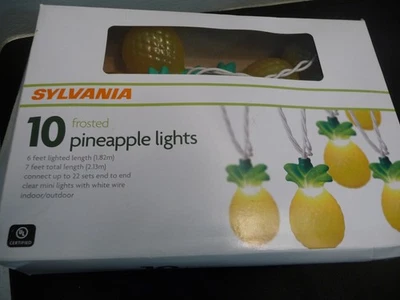 Sylvania 10 ананас фея струнные гирлянды вечеринки крытый комнаты открытый декор в коробке - Изображение 1 из 4