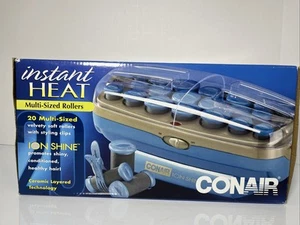 Conair Instant Heat 20 Rulli Floccati Multidimensioni Ceramica Ionica con 12 Temp. Set - Foto 1 di 9