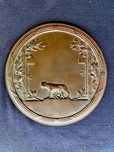 Grande Medaglia in Bronzo Ø18 cm con Lupa Capitolina Anni '30 - Ventennio - Foto 1 di 7