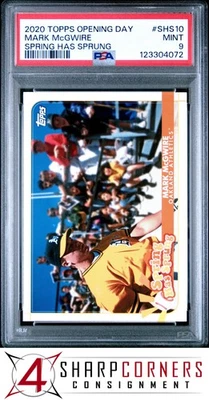 2020 TOPPS OPENING DAY SPRING HAS SPRUNG #SHS10 MARK McGWIRE POP 1 PSA 9 - Image 1 of 3