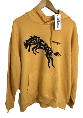Sudadera con Capucha Wrangler Hombre Amarilla 75 Años Aniversario Talla XL NUEVA CON ETIQUETAS Foto 1 de 4