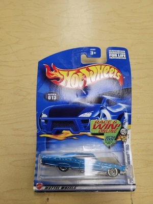 HOT WHEELS 2003 #13 BLUE 65 PONTIAC BONNEVILLE 1965 LUXURY LOWRIDER CRUISER - Image 1 of 2