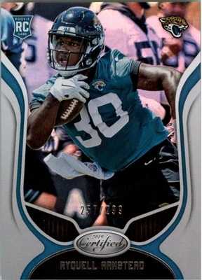 2019 Certified Mirror Silver #196 Ryquell Armstead /299 - FB - Image 1 of 2