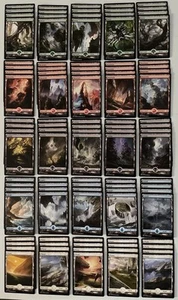 Battle For Zendikar BFZ  x100 Full Art Land Set x4 Of Each Art MtG NM unplayed - Picture 1 of 7