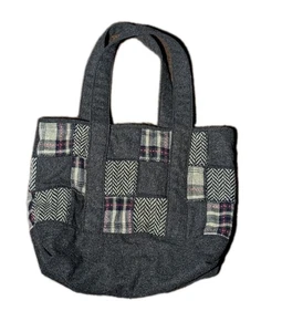 Aeropostale Flanell kariert Wollmischung Beuteltasche Tasche Handtasche - Bild 1 von 3