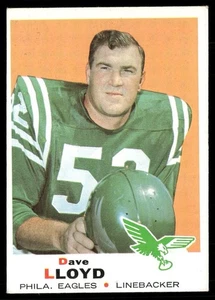 1969 Topps #220 DAVE LLOYD Philadelphia Eagles - EX - Bild 1 von 2