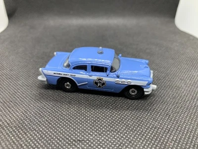 Matchbox - 1956 '56 Buick Century Police Car - Diecast Collectible - 1:64 - USED - Image 1 of 4