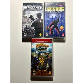 PlayStation Portable PSP Video Game Bundle CIB🔥Nice Resistance Ratchet Taito