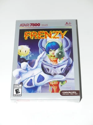 Frenzy Atari 7800 Game Cartridge 7800 2600+ 7800+ BRAND NEW SEALED 2024 - Image 1 of 4