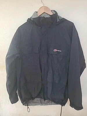 Berghaus AQ2 Waterproof Full Zip Hooded Jacket Navy Men's M - Image 1 of 4