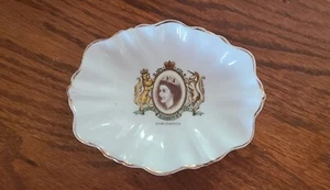 Vintage Queen Elizabeth II England Coronation Trinket Dish 1953 Duchess - Picture 1 of 14