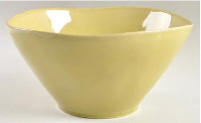 Crate & Barrel Marin Green Round Vegetable 10 1/4" - Image 1 of 2