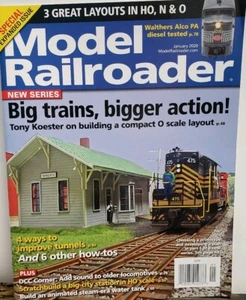 Model Railroader Jan 2020 Tony Koester 3 Great Layouts FREE SHIPPING CB - Picture 1 of 1
