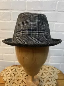 Fedora vintage grigio a quadretti fratelli Gorwin - Foto 1 di 6