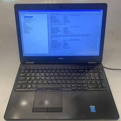 Dell Latitude  E5550 15.6” i5-5300U 2.3GHz 8GB RAM NO HD/OS*BOOTS TO BIOS - Image 1 of 4