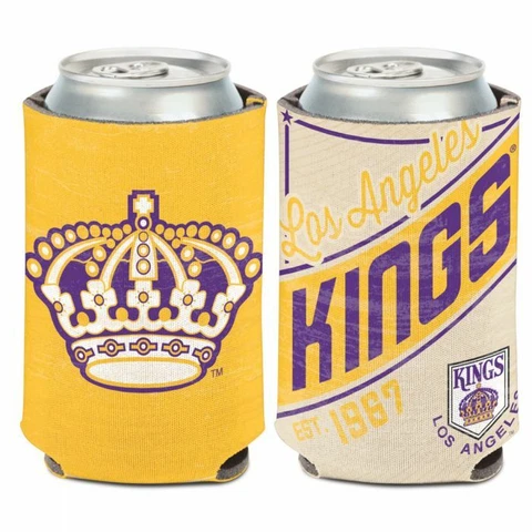LOS ANGELES KINGS VINTAGE STYLE SOFT FOAM CAN COOLER COOZIE KOOZIE HOLDER Cover