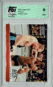 PGI 9 Rashad Evans - Brad Imes 2009 Topps UFC #31 Round 1 Rookie Card