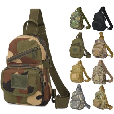 Bolsos tácticos pequeños bandolera Molle mochilas de hombro bandolera compacta militar Foto 1 de 4
