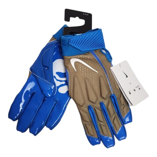 OFF WHITE Guanti da calcio Nike X bianchi sporchi D Tack XL blu marrone