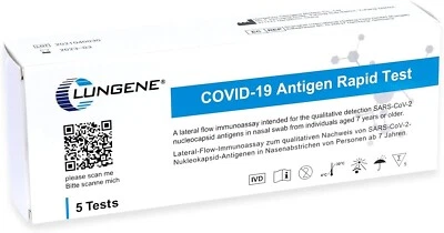 HANSAGT MEDICAL 5x Clungene Antigen Rapid Test - Antigen Schnelltest Nasal Selbsttest