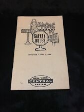1965–New York Central System Safety Rules Booklet