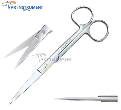 Operating Dissecting Scissors Straight 5.5" Sharp/Sharp surgical instrument  - Image 1 of 4
