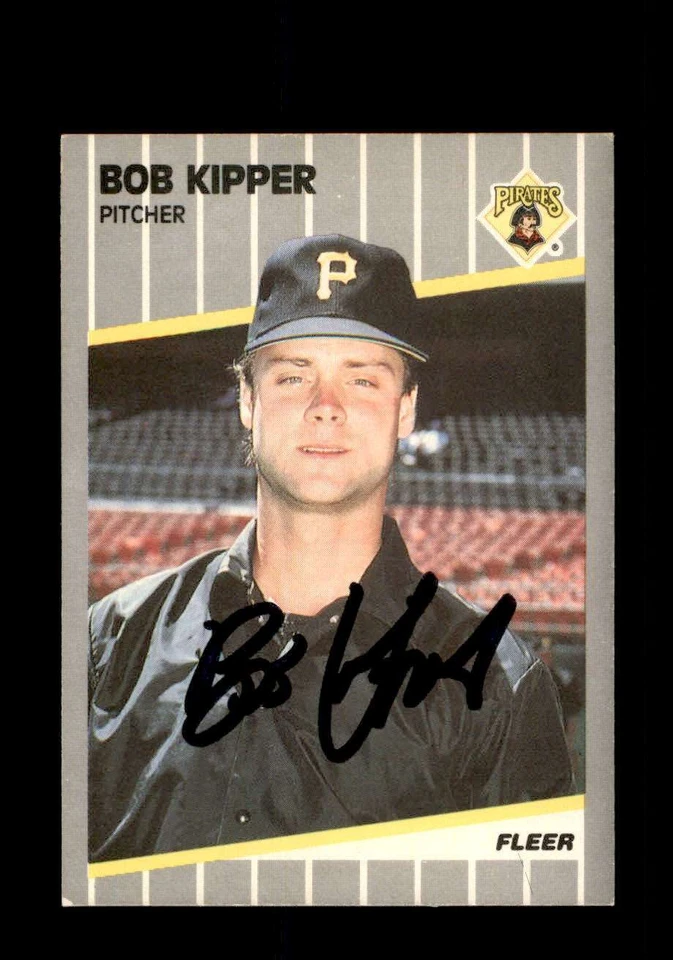 Bob Kipper Autograph Signed 1989 Fleer Pittsburgh Pirates - Image 1 of 1