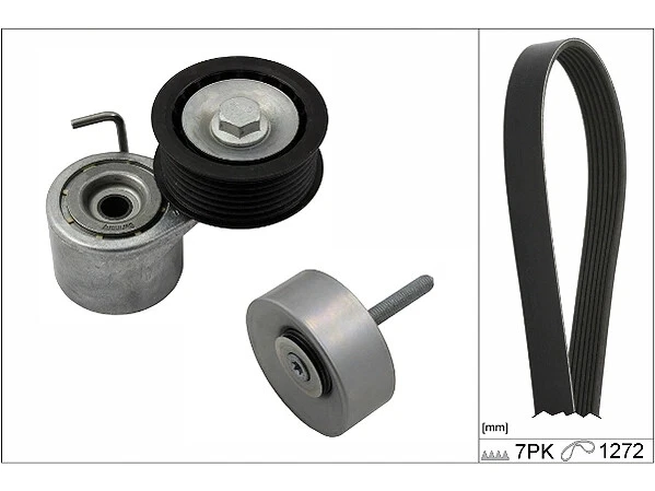 Juego de cinturón acanalado INA V para Audi S4 2010-2016 Foto 1 de 1