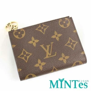Auth Louis Vuitton Monogram Portefeuille Lisa Bi-fold Wallet M83605 Blue Canvas - Picture 1 of 6