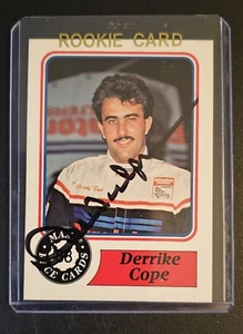 DERRIKE COPE AUTOGRAPHED 1988 MAXX ROOKIE CARD #34 !!! - Picture 1 of 3