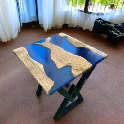 Square Epoxy Resin Tabletop Epoxy Coffee Tabletop Center Tabletop Sofa Tabletop - Image 1 of 4
