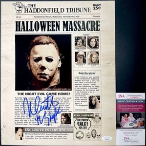 Nick Castle Signed Halloween Michael Myers 11x14 Photo A Autograph JSA COA - Picture 1 of 1