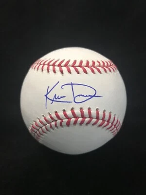 Béisbol autografiado firmado por Khris Davis Oakland Athletics Foto 1 de 3