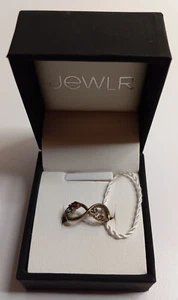 Jewlr STERLING SILVER Infinity Band Sister Ring - Base Engraved: Always Sisters - Picture 1 of 3